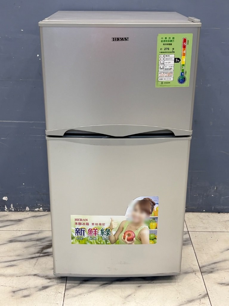 禾聯 HERAN 冰箱 雙門 127L
