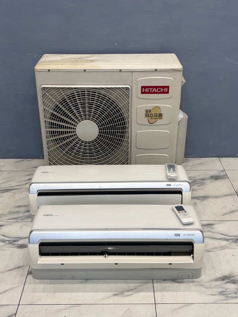 日立 Hitachi 分離式冷暖 1v2 冷 6.3KW、暖 7.1KW、內1 2.2KW、內2 4KW