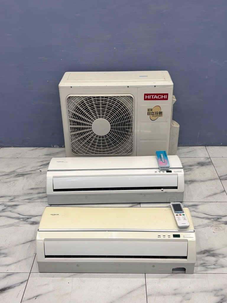 日立 Hitachi 分離式冷暖 1v2 冷 5KW、暖 5.6KW、內1 3.6KW、內2 2.2KW